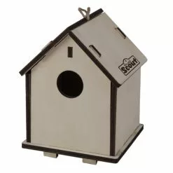 HAPPY PEOPLE Vogelhaus, BxHxT: 15,5 X 19,5 X 15,5 Cm, Sperrholz, Holzfarben