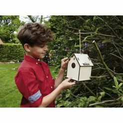 HAPPY PEOPLE Vogelhaus, BxHxT: 15,5 X 19,5 X 15,5 Cm, Sperrholz, Holzfarben -Günstiges Tierbedarf Geschäft unnamed file 10010