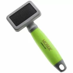 MOSER Bürste, Für Kleine Hunde Und Katzen, Grün/grau