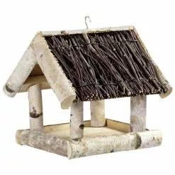 PATKAR Vogelhaus, Birkenholz/Kiefernholz, Birkenfarben