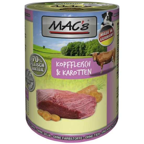 MAC'S Hunde-Nassfutter »Adult«, 6 Dosen 3 MAC'S Hunde-Nassfutter »Adult«, 6 Dosen