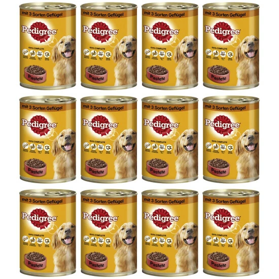 Hunde-Nassfutter, Geflügel, 400 G 3 Hunde-Nassfutter, Geflügel, 400 G