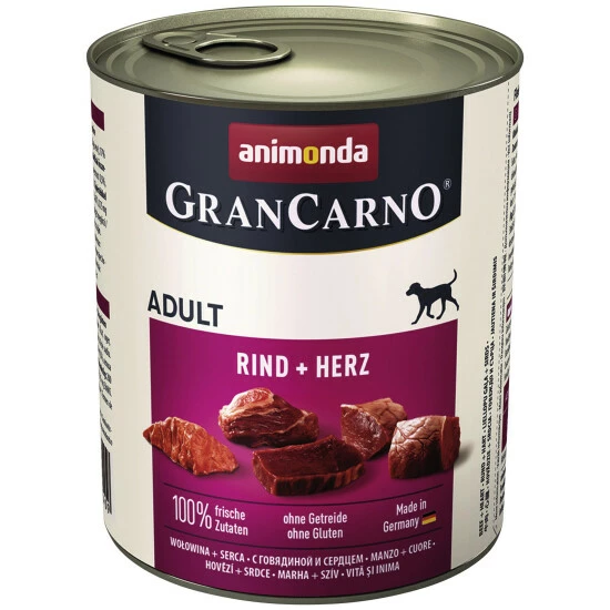 ANIMONDA Hunde-Nassfutter »GranCarno «, Rind/Herz, 800 G 3 ANIMONDA Hunde-Nassfutter »GranCarno «, Rind/Herz, 800 G