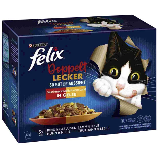 FELIX Katzen-Nassfutter, 1020 G 3 FELIX Katzen-Nassfutter, 1020 G