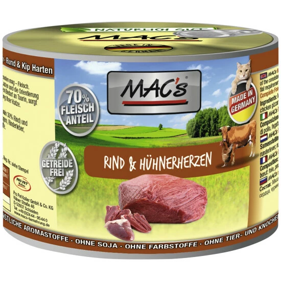 MAC'S Katzen-Nassfutter »Adult«, 6 Dosen 3 MAC'S Katzen-Nassfutter »Adult«, 6 Dosen