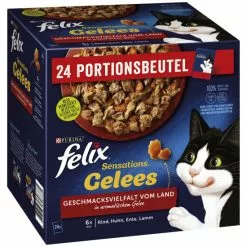 FELIX Katzen-Nassfutter »Sensations Gelees«