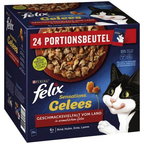 FELIX Katzen-Nassfutter »Sensations Gelees« 3 FELIX Katzen-Nassfutter »Sensations Gelees«