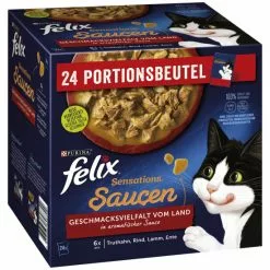 FELIX Katzen-Nassfutter »Sensations Saucen«