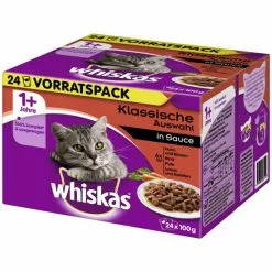WHISKAS Katzen-Nassfutter, 2400 G