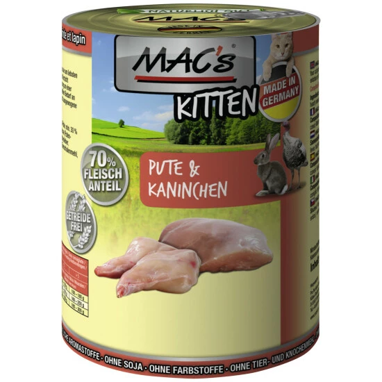 MAC'S Katzen-Nassfutter »Kitten«, 6 Dosen 3 MAC'S Katzen-Nassfutter »Kitten«, 6 Dosen