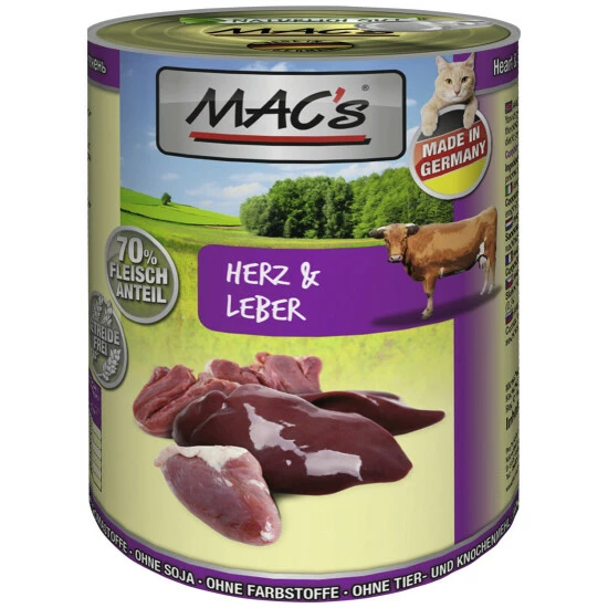 MAC'S Katzen-Nassfutter »Adult«, 6 Dosen 3 MAC'S Katzen-Nassfutter »Adult«, 6 Dosen