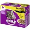 WHISKAS Katzen-Nassfutter, Huhn/Ente/Geflügel/Pute, 1200 G