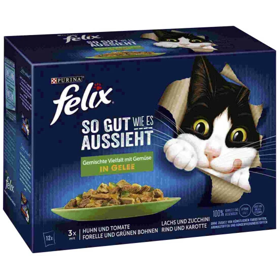 FELIX Katzen-Nassfutter, 1020 G 3 FELIX Katzen-Nassfutter, 1020 G