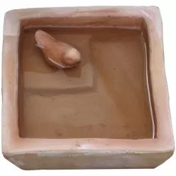 SILEX Vogeltränke, Terrakotta, Terrakottafarben