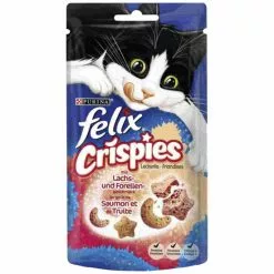 FELIX Katzensnack »Crispies «, Lachs/Forelle, 45 G