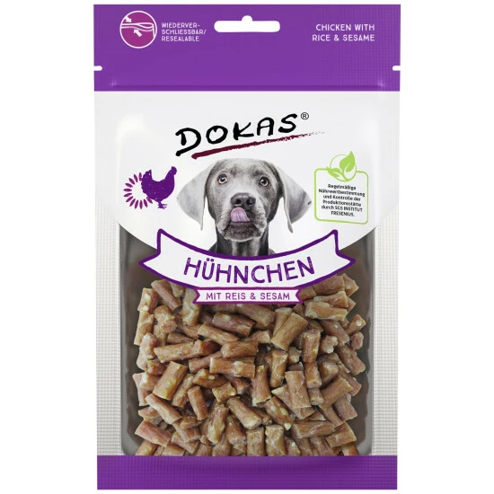 DOKAS Hundesnack »BT«, Reis/Sesam, 70 G 3 DOKAS Hundesnack »BT«, Reis/Sesam, 70 G