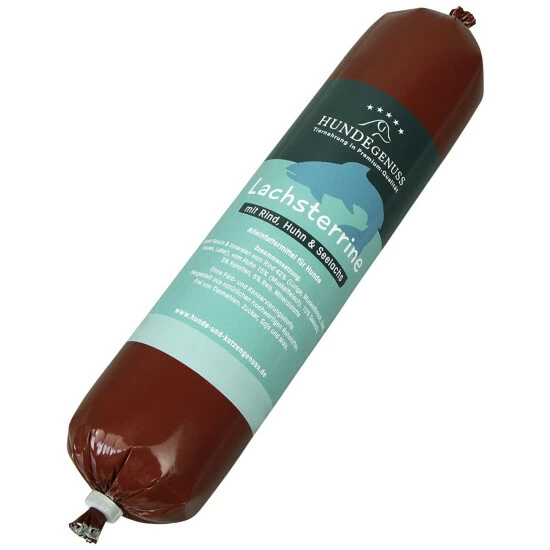 HUNDEGENUSS Hunde-Wurst »Lachsterrine«, 1 à 400 G 3 HUNDEGENUSS Hunde-Wurst »Lachsterrine«, 1 à 400 G