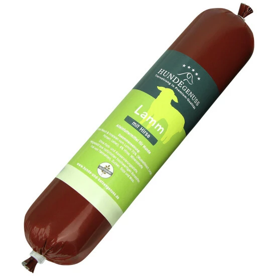 HUNDEGENUSS Hunde-Wurst »Lamm & Hirse«, 1 à 850 G 3 HUNDEGENUSS Hunde-Wurst »Lamm & Hirse«, 1 à 850 G