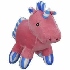 TRIXIE Hundespielzeug, Einhorn Mit Stimme, Weiß/pink/blau