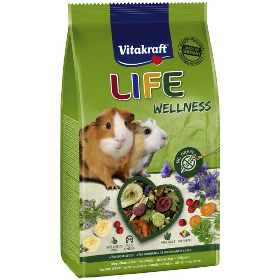 VITAKRAFT Meerschweinchenfutter »Life Wellness«, Für Meerschweinchen 3 VITAKRAFT Meerschweinchenfutter »Life Wellness«, Für Meerschweinchen
