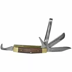 KERBL Reitermesser, Edelstahl/Holz