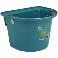 KERBL Turnier-Futterkrippe, Kunststoff/Metall, Aquamarin