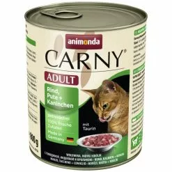 CARNY® Katzen-Nassfutter »Adult«, Rind/Pute/Kaninchen, 800 G