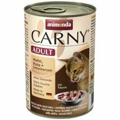 CARNY® Katzen-Nassfutter »Adult«, Huhn/Pute/Ente, 400 G