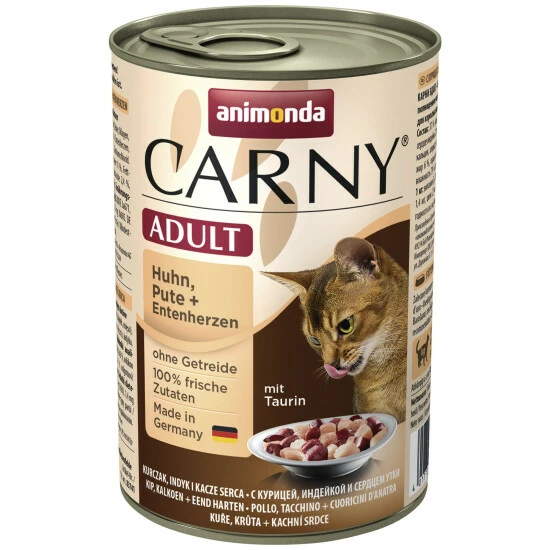 CARNY® Katzen-Nassfutter »Adult«, Huhn/Pute/Ente, 400 G 3 CARNY® Katzen-Nassfutter »Adult«, Huhn/Pute/Ente, 400 G