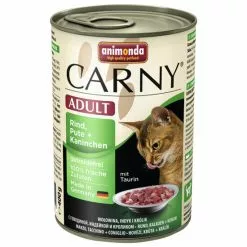 CARNY® Katzen-Nassfutter »Adult«, Rind/Pute/Kaninchen, 400 G