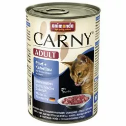 CARNY® Katzen-Nassfutter »Adult«, Rind/Kabeljau/Petersilie, 400 G