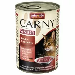 CARNY® Katzen-Nassfutter »Senior«, Rind/Pute, 400 G