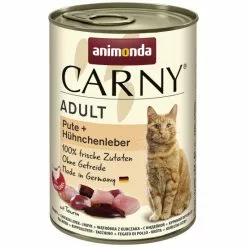 CARNY® Katzen-Nassfutter »Adult«, Pute/Huhn, 400 G