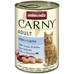 CARNY® Katzen-Nassfutter »Adult«, Huhn/Lachs, 400 G