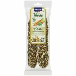 VITAKRAFT Nager-Snacks »Vita Verde® Kräcker®«, 80 G (2 Kräcker), Brennnessel/Karotte