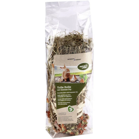 Natur Liebe Nagersnack »Tolle Rolle «, 70g, Heu/Gemüse 3 Natur Liebe Nagersnack »Tolle Rolle «, 70g, Heu/Gemüse
