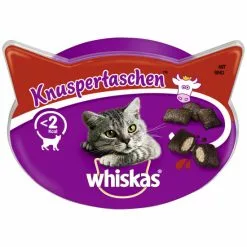 WHISKAS Katzensnack »Knuspertaschen™«, 60 G, Rind