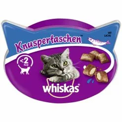 WHISKAS Katzensnack »Knuspertaschen™«, 60 G, Lachs