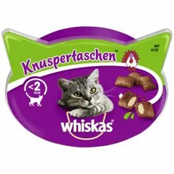 WHISKAS Katzensnack »Knuspertaschen™«, 60 G, Pute