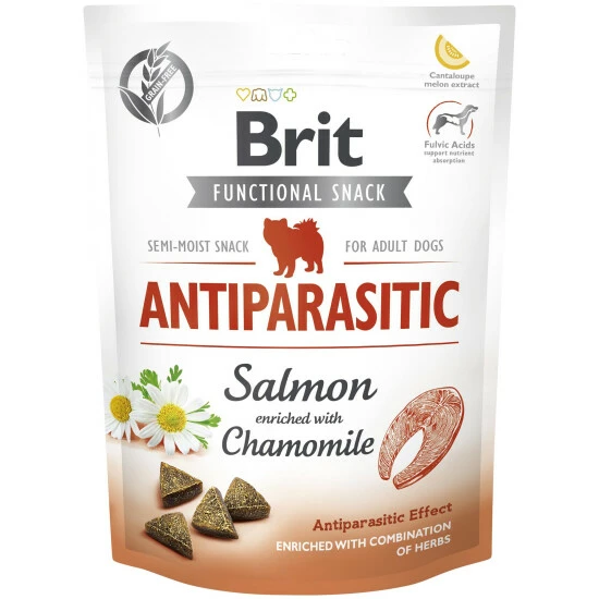 BRIT Hundesnack »Antiparasitic«, 150 G, Lachs/Kamille 3 BRIT Hundesnack »Antiparasitic«, 150 G, Lachs/Kamille