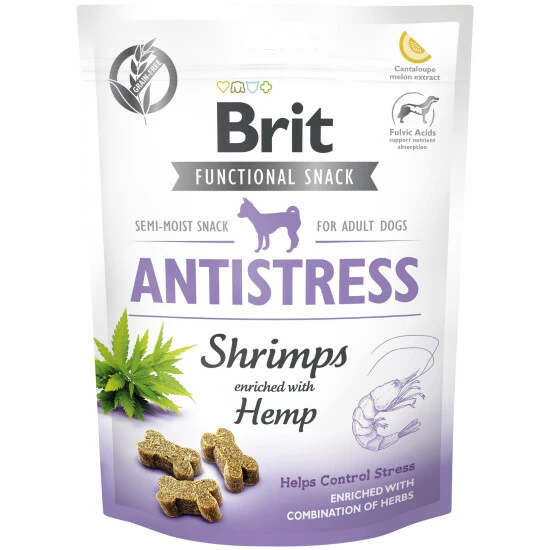 BRIT Hundesnack »Antistress«, 150 G, Shrimps/Hanf 3 BRIT Hundesnack »Antistress«, 150 G, Shrimps/Hanf