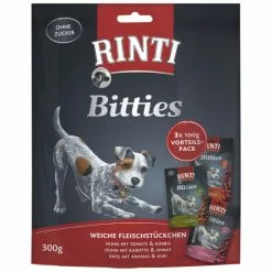 RINTI Hundesnack »Bitties«, 3 Stück, Je 100 G, Fleisch