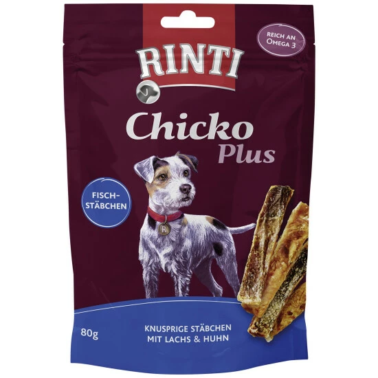 RINTI Hundesnack »Chiko«, 80 G, Geflügel/Fisch 3 RINTI Hundesnack »Chiko«, 80 G, Geflügel/Fisch