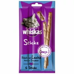 WHISKAS Katzensnack »Sticks«, 36 G (6 Sticks), Lachs