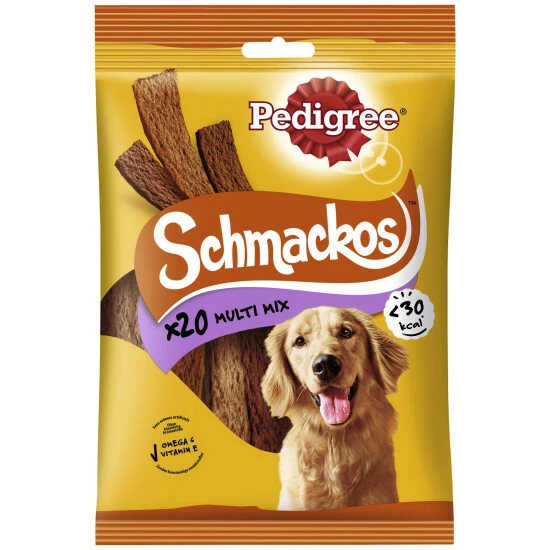 PEDIGREE Hundesnack »Schmackos«, 144 G, Fleisch 3 PEDIGREE Hundesnack »Schmackos«, 144 G, Fleisch