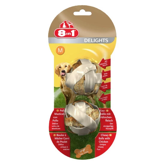 8IN1 Hunde-Kausnack »Delights«, 61 G, Huhn 4 8IN1 Hunde-Kausnack »Delights«, 61 G, Huhn – Bild 2