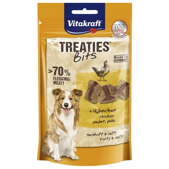 VITAKRAFT Hundesnack »Treaties Bits«, 120 G, Huhn 3 VITAKRAFT Hundesnack »Treaties Bits«, 120 G, Huhn