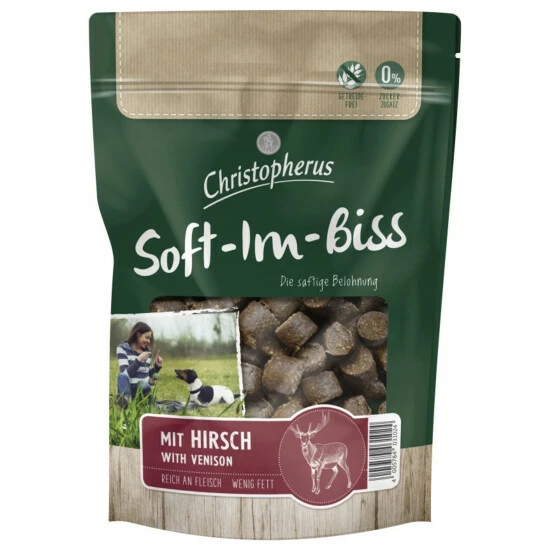 CHRISTOPHERUS Hundesnack »Soft-im-Biss«, 125 G, Wild 4 CHRISTOPHERUS Hundesnack »Soft-im-Biss«, 125 G, Wild – Bild 2