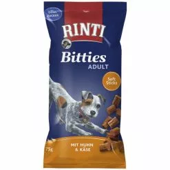 RINTI Hundesnack »Bitties«, 75 G, Huhn/Käse