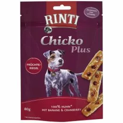 RINTI Hundesnack »Chicko Plus«, 80 G, Geflügel/Obst